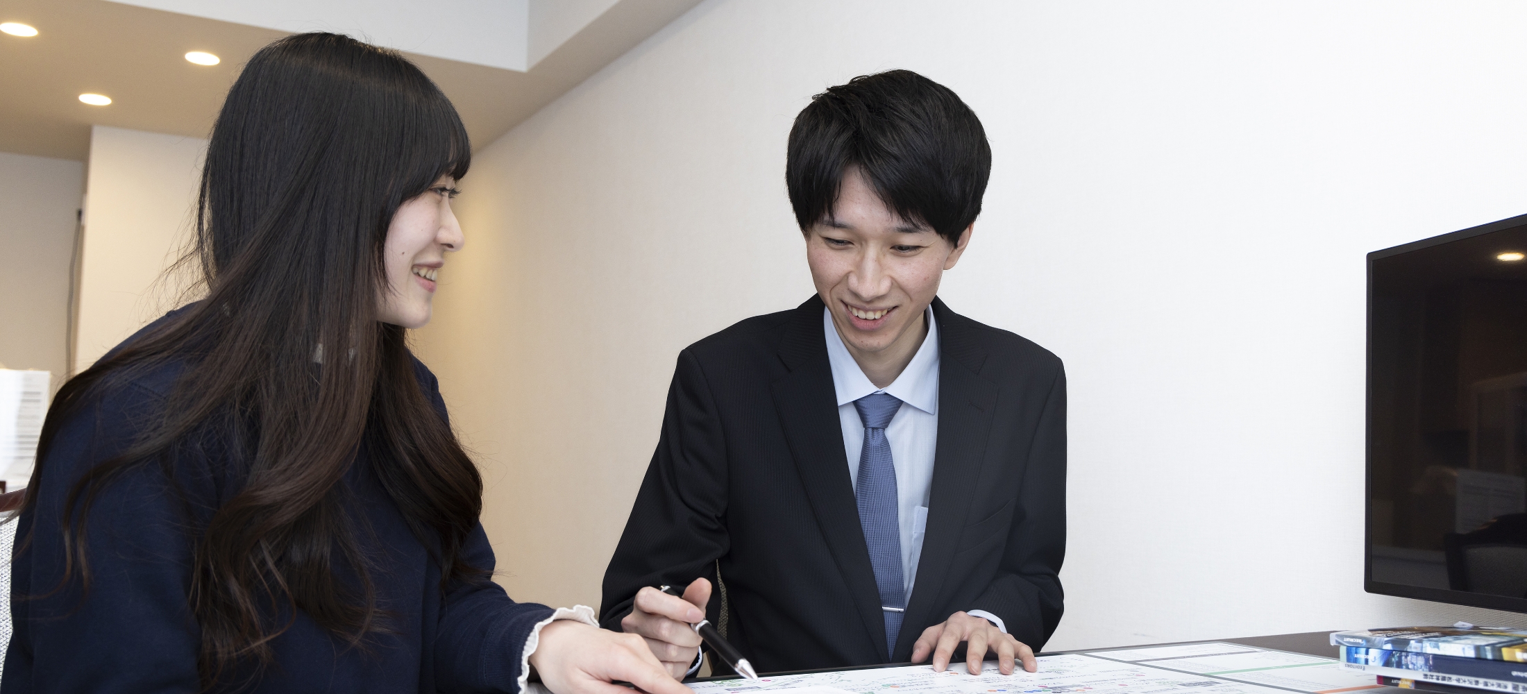 営業として独り立ち。早くに契約を手にすることができた。